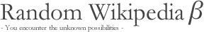 Random Wikipediaβ